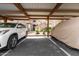 Assigned covered parking space protects cars from the elements at 16801 N 94Th St # 2056, Scottsdale, AZ 85260
