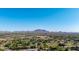 Beautiful aerial shot showcasing the desert landscape and scenic mountain views at 17690 E Bronco Dr, Queen Creek, AZ 85142