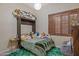 Whimsical bedroom with built-in bed, playful décor, and a large window at 1943 E Drake Dr, Tempe, AZ 85283
