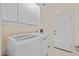 Well-lit laundry room with plenty of cabinets at 1943 E Drake Dr, Tempe, AZ 85283