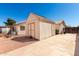 Exterior view of a shed with beige siding and a private driveway in backyard at 2356 N Glenview --, Mesa, AZ 85213
