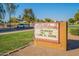 A street view of the welcome sign to Santa Rosa Elementary School at 44328 W Knauss Dr, Maricopa, AZ 85138