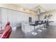 Kitchen island with modern appliances, seating, and built-in oven at 7180 E Kierland Blvd # 1218, Scottsdale, AZ 85254