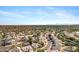 A wide aerial view of a residential neighborhood with well-maintained homes and landscaping at 1975 E Chilton Dr, Tempe, AZ 85283