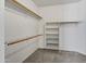 Spacious walk-in closet with ample shelving and hanging space at 1975 E Chilton Dr, Tempe, AZ 85283