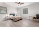 Bedroom featuring a ceiling fan, natural light, and neutral decor at 2242 E Palm Ln, Phoenix, AZ 85006