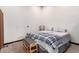 Garage conversion featuring a nicely appointed bedroom and living space at 2242 E Palm Ln, Phoenix, AZ 85006