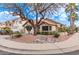 Lovely single-story home with desert landscaping, mature trees, and a view of a quiet suburban street at 3505 E South Fork Dr, Phoenix, AZ 85044