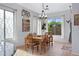 A well-lit dining room features a decorative light fixture and wooden table set at 5332 S Citrus Ct, Gilbert, AZ 85298