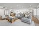 Spacious living room with modern furnishings, bright lighting, and open-concept design at 7648 N Via Del Paraiso --, Scottsdale, AZ 85258