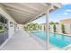Inviting pool area with covered patio, sleek lounge chairs, and well-maintained landscaping providing an ideal spot for relaxation at 7648 N Via Del Paraiso --, Scottsdale, AZ 85258