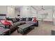 Comfortable living room with a large sectional sofa, and neutral colors at 8020 W Windrose Dr, Peoria, AZ 85381