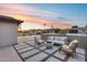 Outdoor patio area with stylish furniture, perfect for entertaining guests at 8117 E Lewis Ave, Scottsdale, AZ 85257