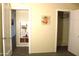 Hallway with built-in shelving that provides ample storage space at 930 W Mackenzie Dr, Phoenix, AZ 85013