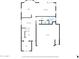 Floorplan of the first story featuring the kitchen, living room, dining area, and garage at 121 W Hackberry Dr, Chandler, AZ 85248
