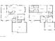 Detailed floor plan showcasing the layout of the two-story home, including room dimensions at 2754 E Michelle Way, Gilbert, AZ 85234