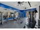 Modern fitness center equipped with strength and cardio machines for resident use at 3330 S Gilbert Rd # 1020, Chandler, AZ 85286