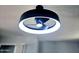 Unique ceiling fan design with blade detail and modern lighting system at 3330 W Gran Paradiso Dr, Phoenix, AZ 85086