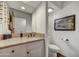 Cozy bathroom featuring granite countertops and modern fixtures at 41590 N 108Th St, Scottsdale, AZ 85262