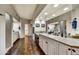 Lavish bathroom featuring marble countertops, tile accents, and custom vanity at 41590 N 108Th St, Scottsdale, AZ 85262