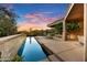 Stunning pool area with desert views and lounge chairs, perfect for relaxation and enjoying the scenery at 41590 N 108Th St, Scottsdale, AZ 85262
