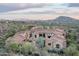 Aerial view showcasing the home and the surrounding golf course community at 42155 N 97Th Way, Scottsdale, AZ 85262