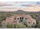 Aerial view of the estate showcasing its architectural details at 42155 N 97Th Way, Scottsdale, AZ 85262