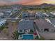 Home with a pool, spa, and backyard set in a well-planned desert community at 5901 E Sierra Morena St, Mesa, AZ 85215
