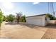 Garage exterior featuring a two-car garage door, and expansive driveway, perfect for multiple vehicles at 819 N Robson --, Mesa, AZ 85201