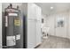 This laundry room features ample storage, a utility sink, and backyard access at 819 N Robson --, Mesa, AZ 85201