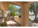 Cozy covered patio with comfortable seating, perfect for enjoying the outdoors at 8306 E Via De Dorado --, Scottsdale, AZ 85258