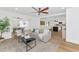 Open-concept living room with modern decor and abundant natural light at 8316 E Glenrosa Ave, Scottsdale, AZ 85251