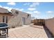 Enclosed brick backyard with built-in barbecue area at 905 E Bluefield Ave, Phoenix, AZ 85022