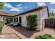 Charming outdoor patio with brick flooring and comfortable seating, perfect for relaxing at 10205 E Corrine Dr, Scottsdale, AZ 85260