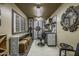 Full at home salon features station, fixtures and mirrors for the ultimate beauty experience at 112 E Joseph Way, Gilbert, AZ 85295