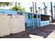 Charming mobile home featuring a covered awning and storage shed for added convenience and functionality at 29 W Southern Ave # 28, Mesa, AZ 85210