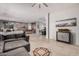 Open concept floor plan featuring tile flooring and neutral tones at 45247 W Jack Rabbit Trl, Maricopa, AZ 85139