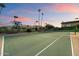 Well-maintained tennis court with mountain views, great for recreation and exercise at 4744 E Foothill Dr, Paradise Valley, AZ 85253