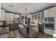 Well-lit kitchen features a large center island with seating and stainless steel appliances at 7199 E Ridgeview Pl # 221, Carefree, AZ 85377