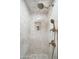 Modern shower featuring grey tile and multiple shower heads at 7199 E Ridgeview Pl # 221, Carefree, AZ 85377