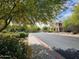 Picturesque community street with mature landscaping, sidewalks, and attractive townhome-style residences at 9137 W Coolbrook Ave, Peoria, AZ 85382
