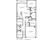 First floor plan showcasing an open-concept layout with 4 bedrooms and a 2-car garage at 1360 W Hess Ave, Coolidge, AZ 85128