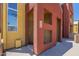 Exterior of home featuring a red and yellow exterior and address number at 154 W 5Th St # 212, Tempe, AZ 85281