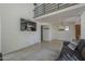 Bright and open living room features comfortable seating and a stylish loft area at 154 W 5Th St # 212, Tempe, AZ 85281