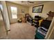 Bedroom featuring carpet flooring and a window, ready for customization at 2514 W Big Oak St, Phoenix, AZ 85085