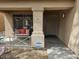 Cozy front porch with swing seating and desert landscaping at 2514 W Big Oak St, Phoenix, AZ 85085