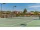 Well-maintained tennis court with desert views at 2610 W Sat Nam Way, Phoenix, AZ 85086