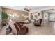 Spacious living room with comfortable seating, neutral tones, and an open layout at 269 W Seaside Dr, Casa Grande, AZ 85122