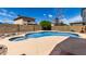 Backyard featuring a sparkling pool, perfect for summer fun and relaxation at 3730 W Michigan Ave, Glendale, AZ 85308