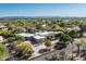 Beautiful aerial view of the estate showcasing the spacious layout, mature trees, and desert landscaping at 3901 E San Miguel Ave, Paradise Valley, AZ 85253